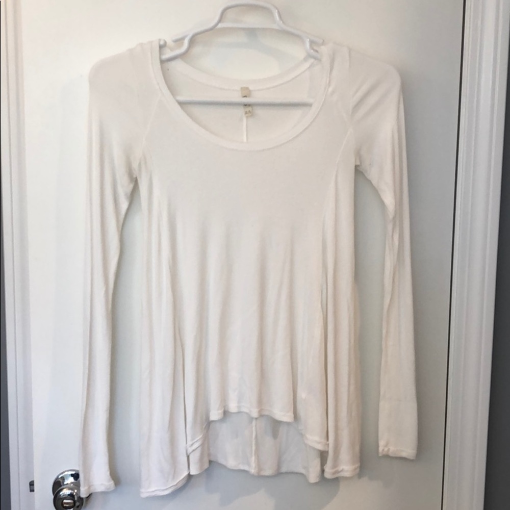 Free People January Tee in white